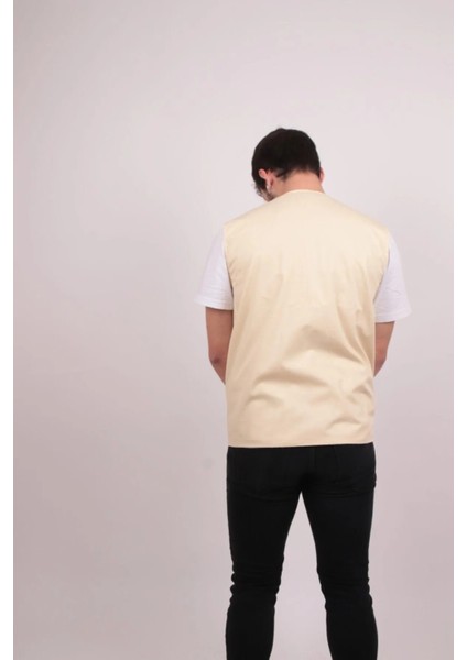 Erkek Tümrenkler Yazlık Kumaş Avcı Yelek Çok Cepli Baba Büyük Beden Rahat Battal indirimleri