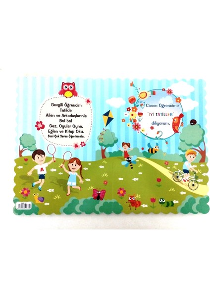 Karne Kabı Parkta Çocuklar - Karne Kabı fiyatları