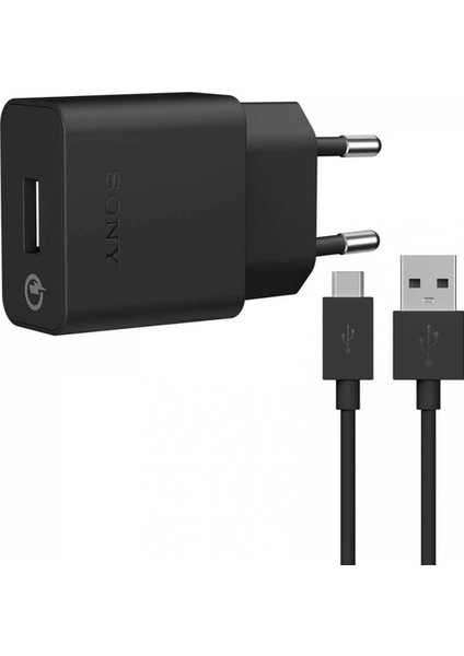 Sony UCH10 2.0A Hızlı Şarj Cihazı + Micro USB Kablo - Siyah (Ithalatçı Garantili)