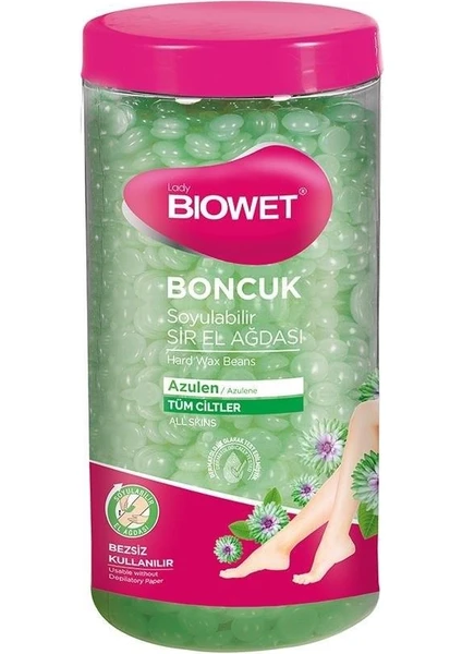 Biowet Boncuk Ağda Soyulabilir Azulen 220 gr Sir Ağda