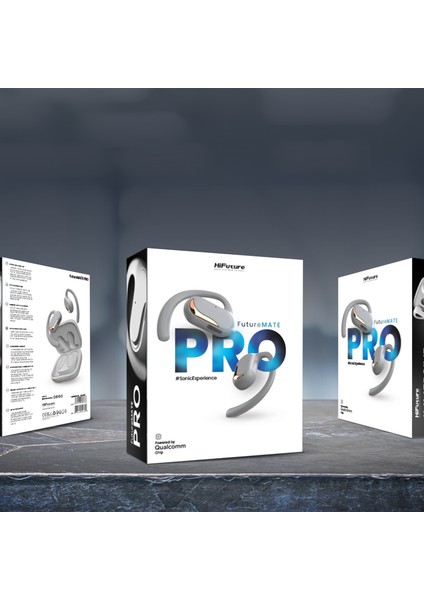 FutureMate Pro BT 5.2 IPX5 Su Geçirmez ENC Çevresel Gürültü Engelleme 4 Mikrofonlu Open-Ear Kablosuz Kulak İçi Kulaklık Beyaz/Gri indirimleri