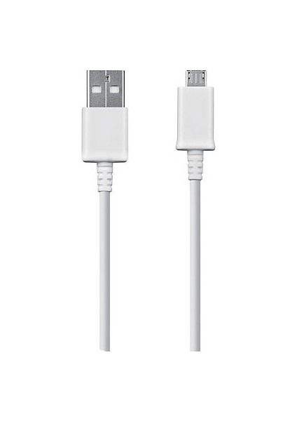 Samsung Micro USB Şarj Veri Kablosu Beyaz - ECB-DU4EWEGSTD