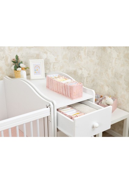 Baby Akordiyon Organizer Çekmece Düzenleyici Small (Pembe) -04102