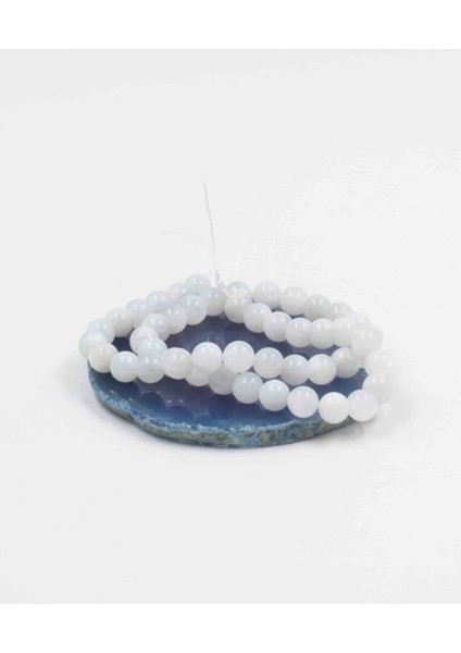 8 mm Ay Taşı Doğaltaş Dizi