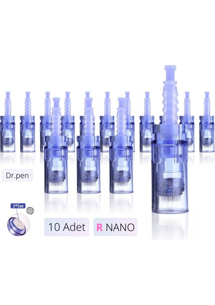 Dr.pen Dermapen Iğnesi (10 Adet) A1 - A10 - A6 - N2 - M5 - M7 - E30 - Mym Cihazları ile Uyumlu