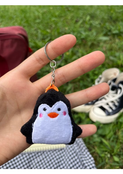 Sevimli Penguen Kawaii Çanta ve Cüzdan Aksesuarı Anahtarlık