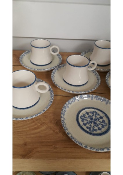 Porselen 12 Parça Kahve Fincan Takımı modelleri