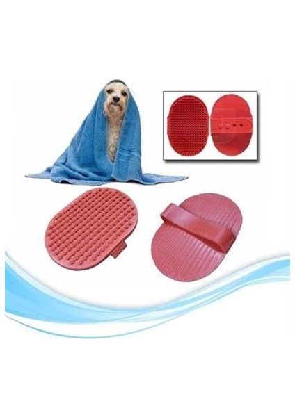 Petinka® Ergonomik Masajlı Evcil Hayvan Kedi Köpek Yıkama Fırçası Aparatı