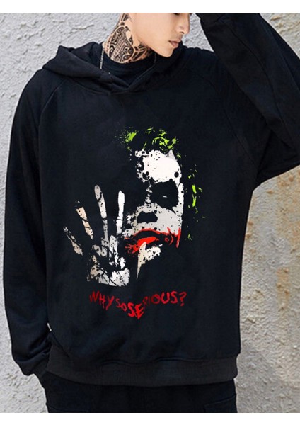 Anime For You Joker Hoodie Outdoor Gotik Siyah Kapşonlu Sweatshirt Daily fiyatları