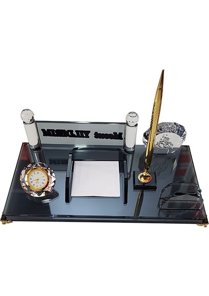 Kişiye Özel Masa Isimliği Masaüstü Isimlik - Ofis - Makam Hediyesi M554 Dua Gold modelleri