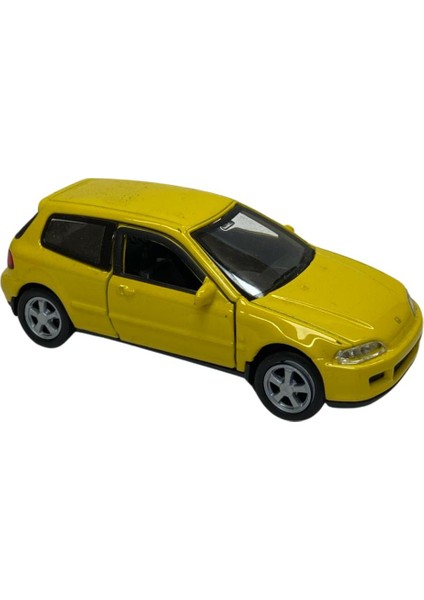 Çek Bırak Araba 1:32 Honda Civic Eg6 - 43813 - Sarı