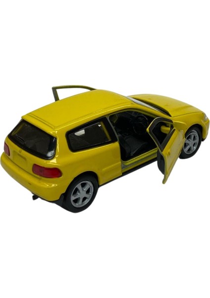 Çek Bırak Araba 1:32 Honda Civic Eg6 - 43813 - Sarı