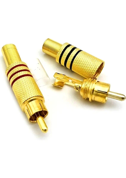 Hq Speed Plus Rca Gold Erkek Konnektör ( 2 Adet )