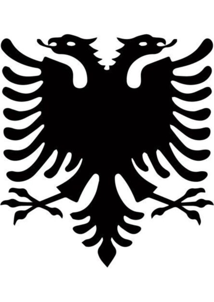 Paslanmaz Çelik Çift Başlı Kartal Kolye