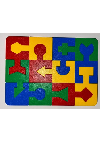 Çocuk Puzzle Geometrik