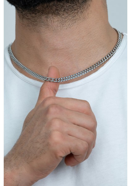 Küba Gurmet Erkek Çelik Zincir Kolye 55 cm eck29k fiyatları