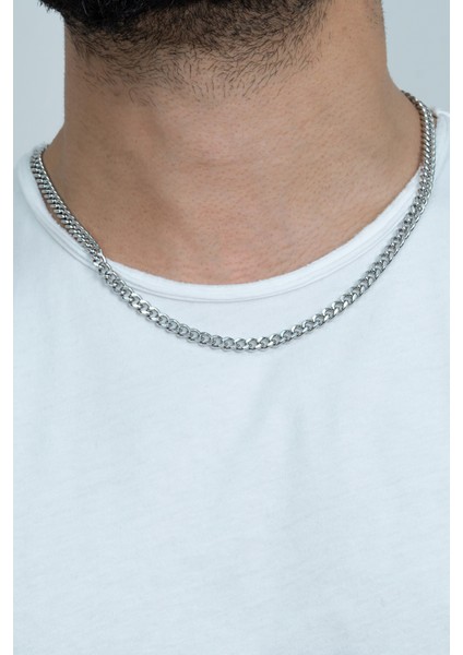 Küba Gurmet Erkek Çelik Zincir Kolye 55 cm eck29k modelleri