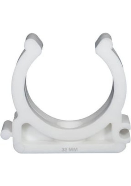 Pls 32 mm Plastik Tekli Kelepçe