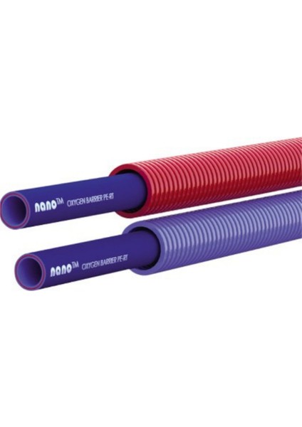 16X2 KILIFLI PE-RT BORU (MAVİ) NANO TM