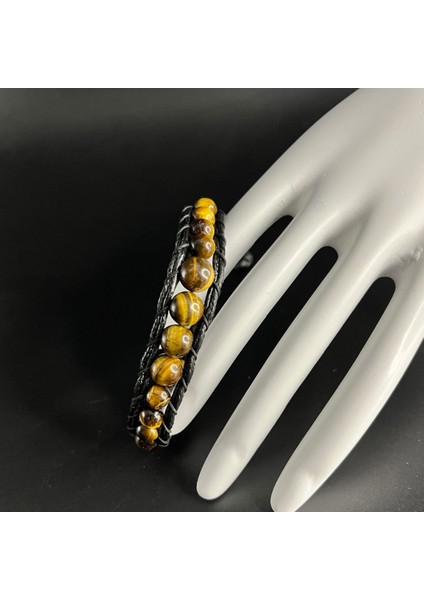 Kaplan Gözü Deri Bileklik Ayarlanabilir Ölçü modelleri