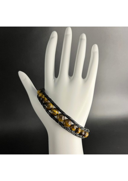 Kaplan Gözü Deri Bileklik Ayarlanabilir Ölçü indirimleri