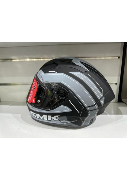 Kask Smk MA261STELLAR Bolt Mat Siyah/gri