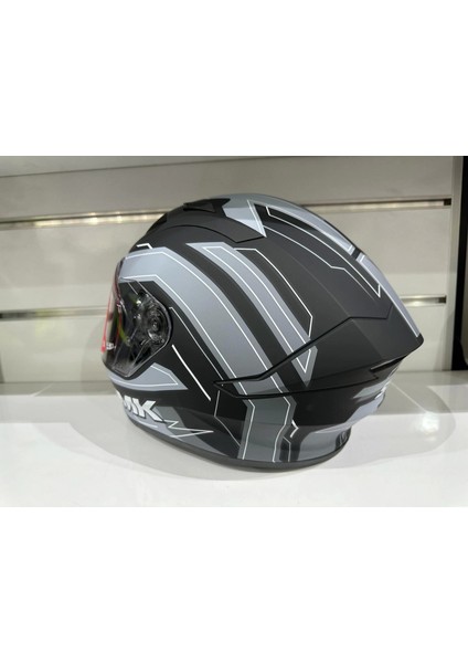 Kask Smk MA261STELLAR Bolt Mat Siyah/gri