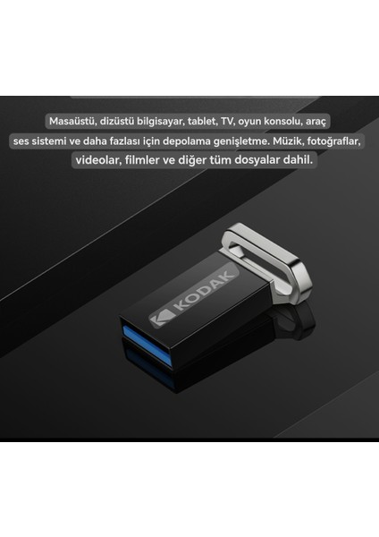 K133 Süper Hızlı 3.2 140Mbs Gen1 128Gb.Orjinal Mini Usb Flash Bellek Ultra Hızlı