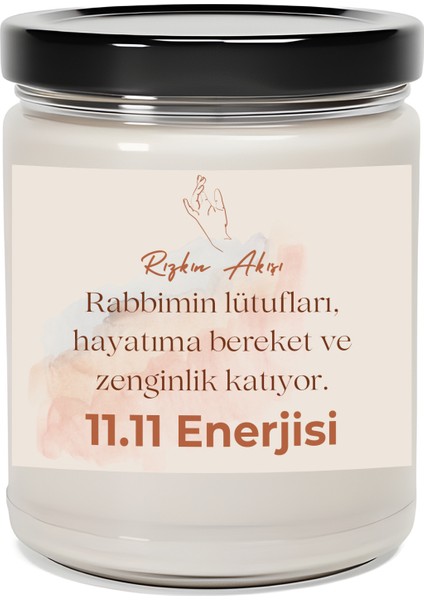 Hayatıma Bereket Katıyor | 11.11 Enerjisi | Ylang Ylang Kokulu Mum | Meditasyon Mumları Mk-34