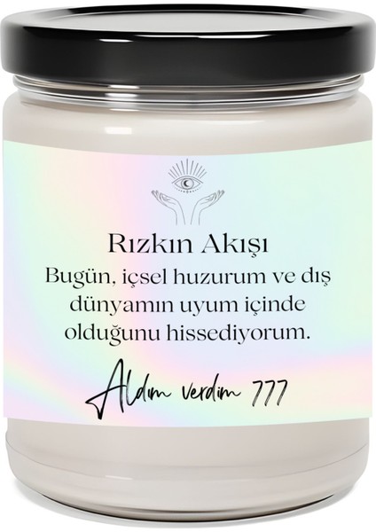 Dış Dünyam | Aldım Verdim 777 Enerjisi | Ylang Ylang Kokulu Mum | Meditasyon Mumları Mk-97