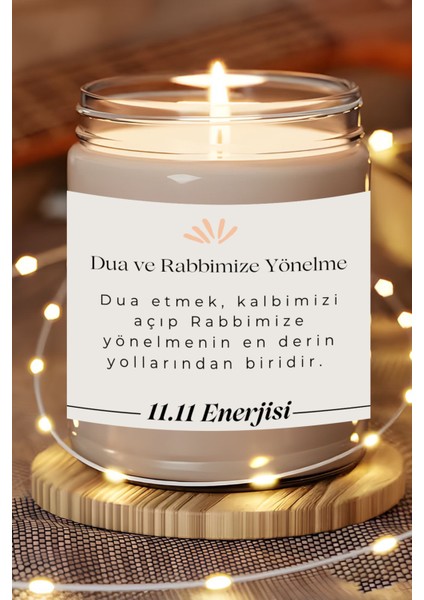 Dua Etmek | 11.11 Enerjisi | Ylang Ylang Kokulu Mum | Meditasyon Mumları Mk-169