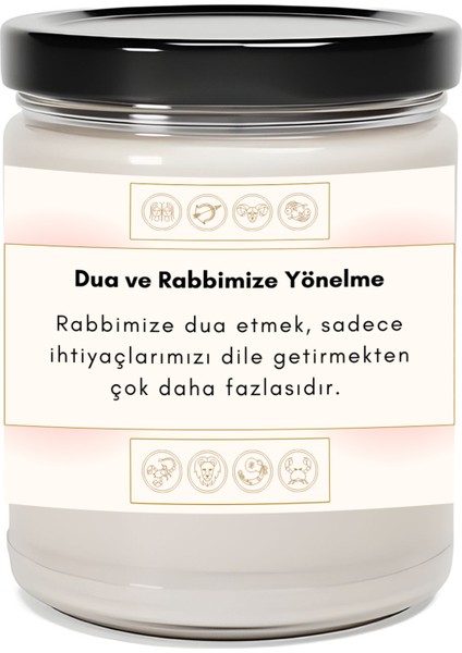 Rabbimize Dua Etmek | 777 Enerjisi | Sandal Ağacı Kokulu Mum | Meditasyon Mumları Mk-176