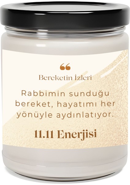 Hayatımı Her Yönüyle Aydınlatıyor | 11.11 Enerjisi | Ylang Ylang Kokulu Mum | Meditasyon Mumları Mk-180