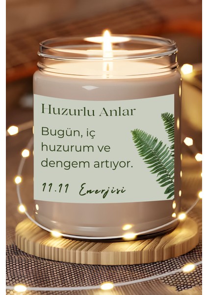 Dengem Artıyor | 11.11 Enerjisi | Çilek Kokulu Mum | Meditasyon Mumları Mk-147