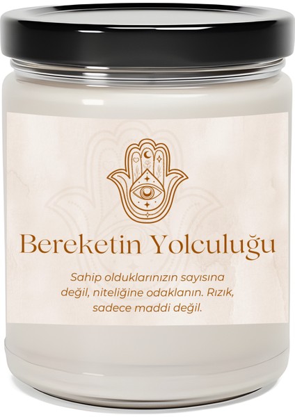 Bereketin Yolculuğu | Aldım Verdim 777 | Sandal Ağacı Kokulu Mum | Meditasyon Mumları Mk-248