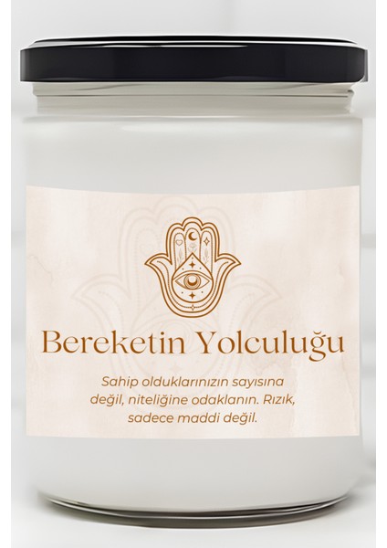 Bereketin Yolculuğu | Aldım Verdim 777 | Sandal Ağacı Kokulu Mum | Meditasyon Mumları Mk-248