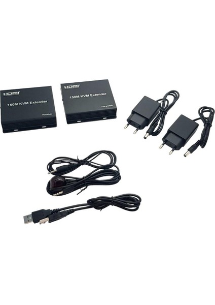 150METRE Hdmı+Usb+Ir To Cat6 Kvm Extender