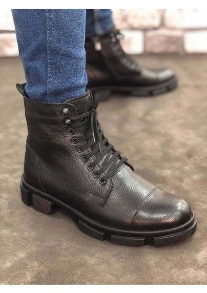 Deri Kürklü Postal Erkek Bot