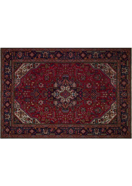 Orjınal El Dokuma Iran Tebrız Halısı 197X285