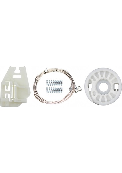 Bmw 3 Serisi E46 Uyumlu 1998-2005 Arası Arka Sol Kapı Cam Kriko Teli ve Tamir Seti