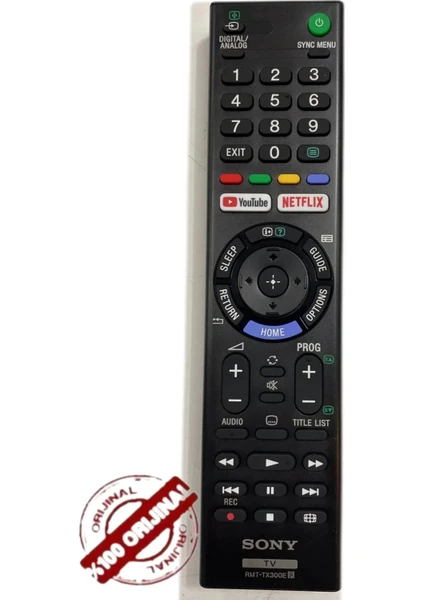 RMT-TX300 E Orjinall Hd Tv Uzaktan kumanda (Orjinal)