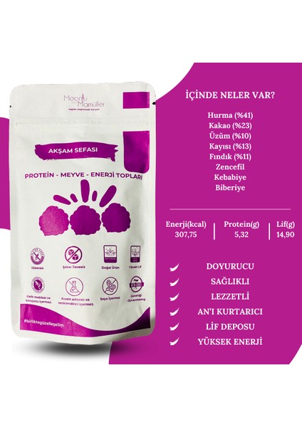 Akşam Sefası Enerji-Protein Topları / Protein&fruit Balls modelleri