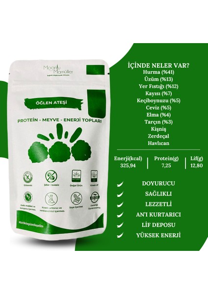 Öğlen Ateşi Enerji-Protein Topları / Protein&fruit Balls modelleri