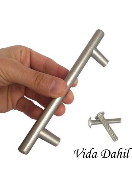 4 Adet Boy Kulp Saten 96 mm Kulp Mobilya Mutfak Dolabı Çekmece Dolap Kapak Kulpu Kulbu Metal Kulpları