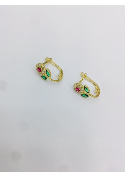 8 Ayar Altın 1,16 gr Bebek Çocuk Küpesi modelleri