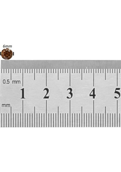 6mm Kahve Renk Zirkon Taşlı Mıknatıslı Küpe 1 Çift Kulak Manyetik Mıknatıs Büyük Hızma fırsatları