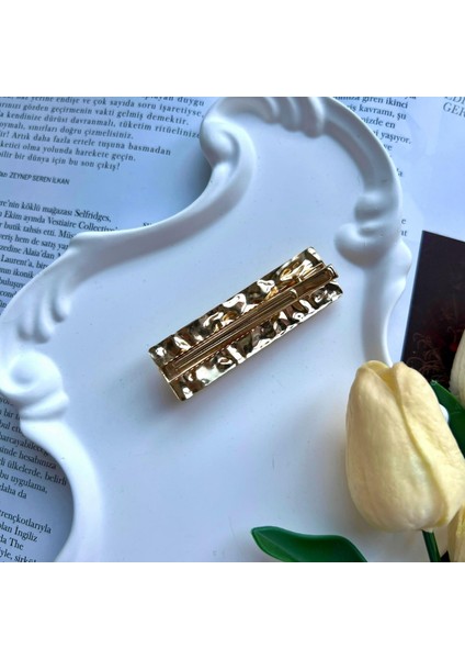 Gold Ince Renkli Taşlı Yan Toka fiyatları