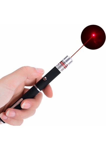 FX-522 Kırmızı Lazer Pointer 5 Başlıklı Pilli