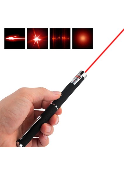 FX-522 Kırmızı Lazer Pointer 5 Başlıklı Pilli