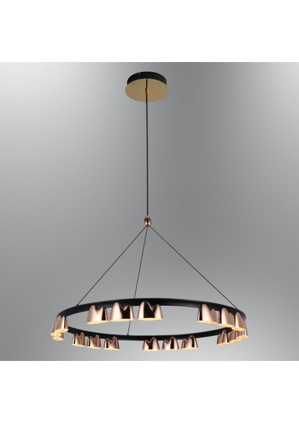 2840-80A Cog 80 Lik Çember Avize Rose Gold fiyatları